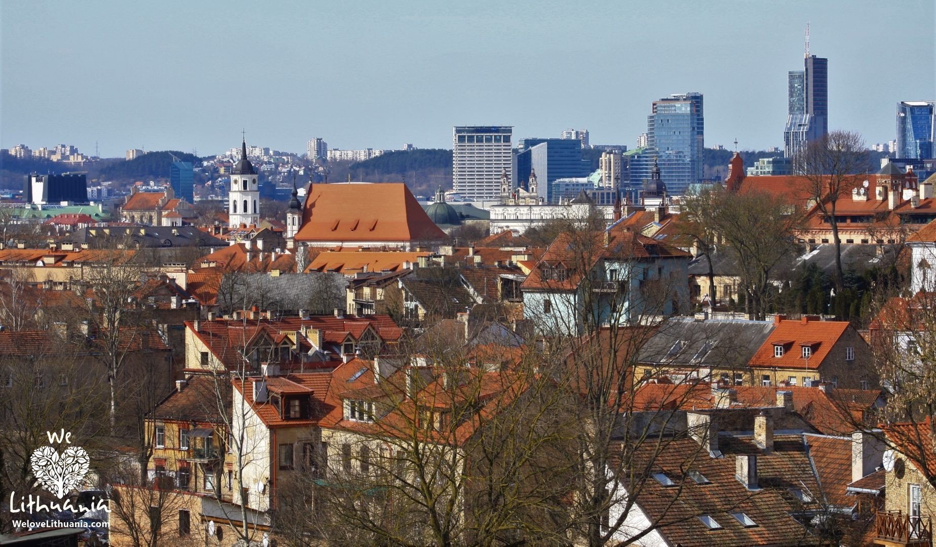 Vilniaus panorama nuo Subačiaus apžvalgos aikštelės
