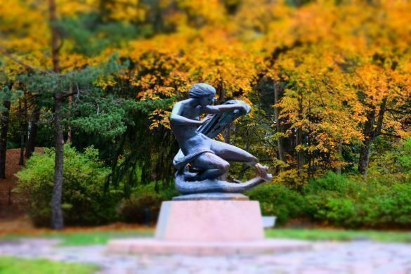Skulptūra Birutės parke