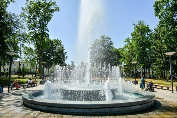 Druskininkų gydyklos parko  fontanas